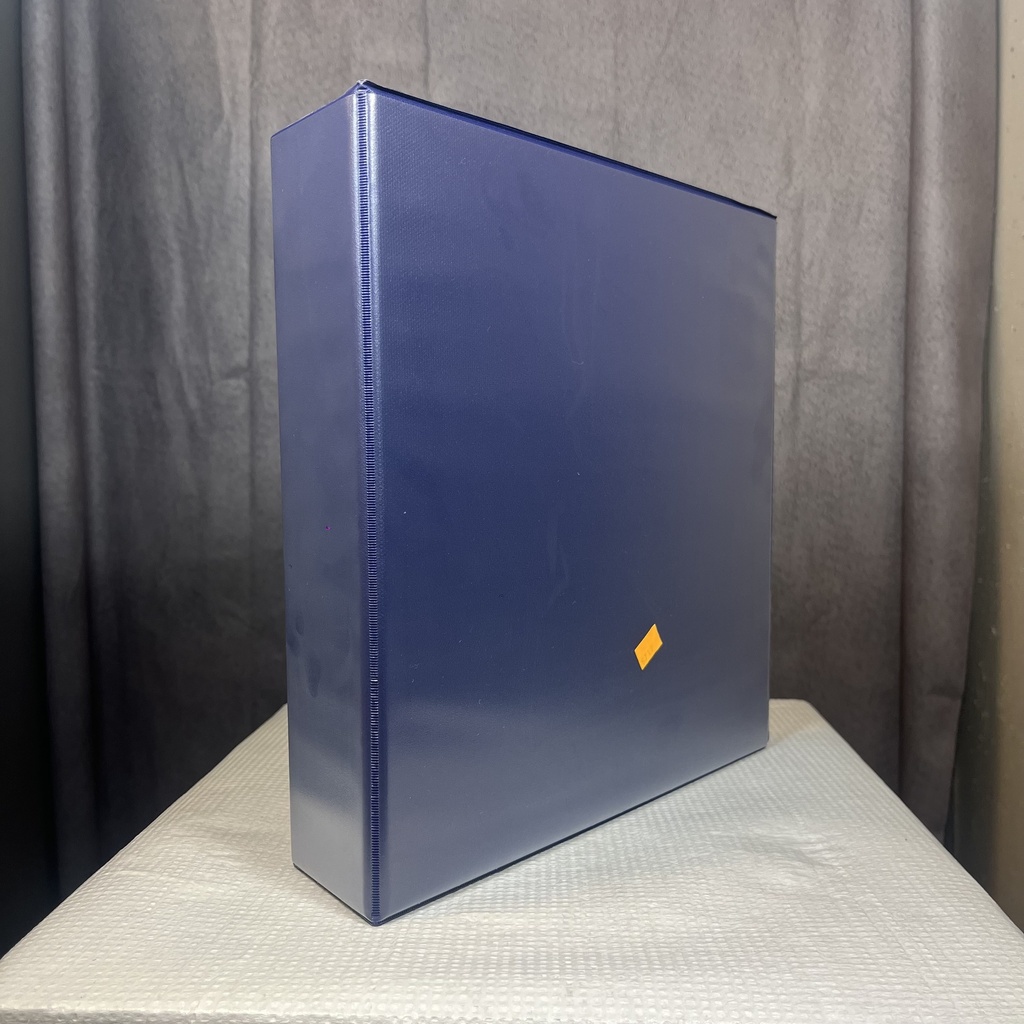 BINDER, BLUE VINYL COVER 2 IN