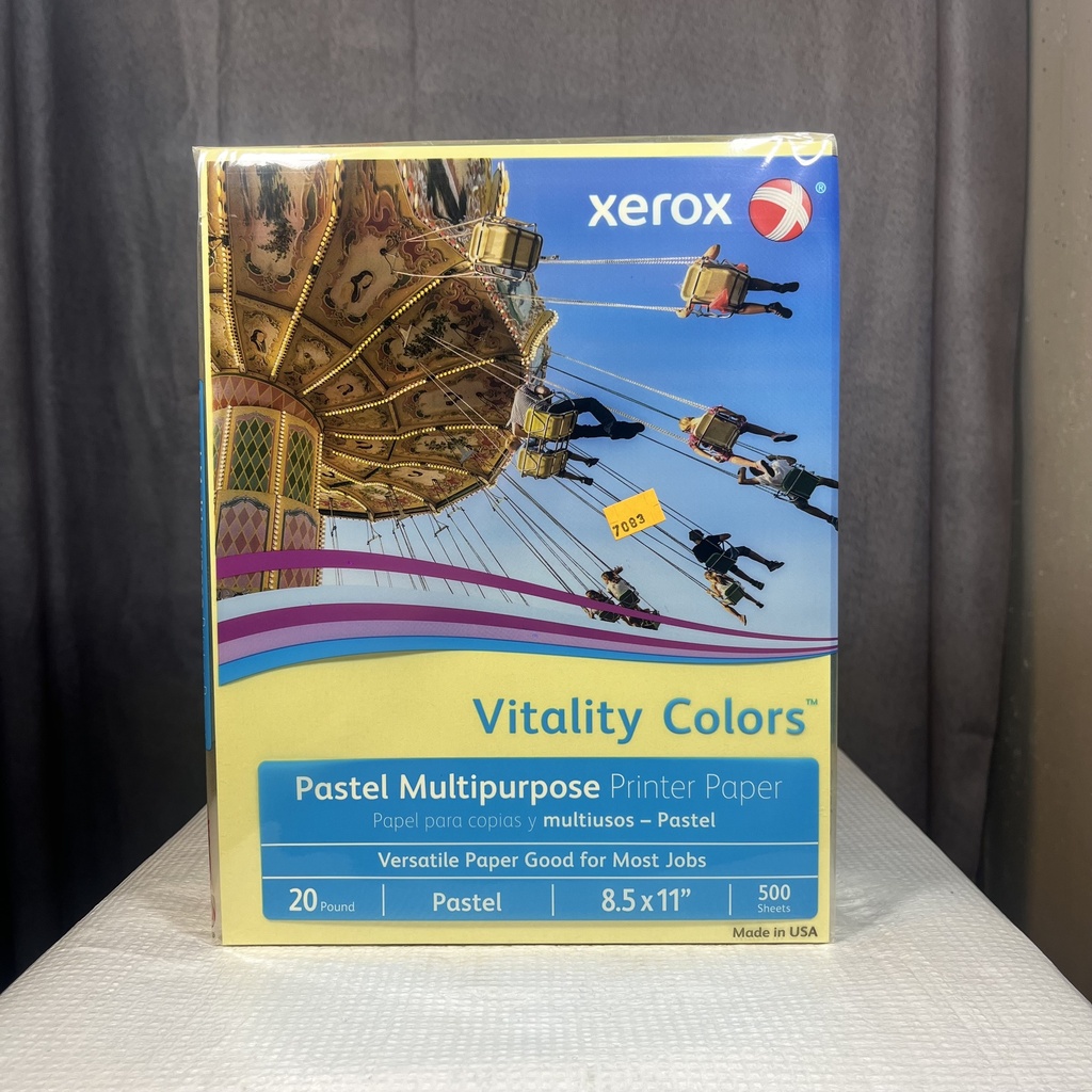 PAPER, COPIER 8.5 X 11 YELLOW