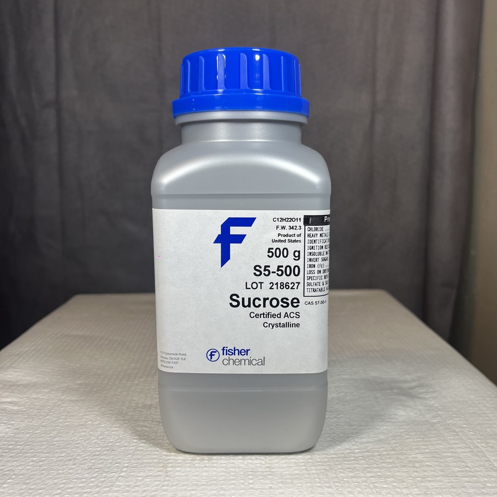 SUCROSE, 500 GM REAGENT ACS CR