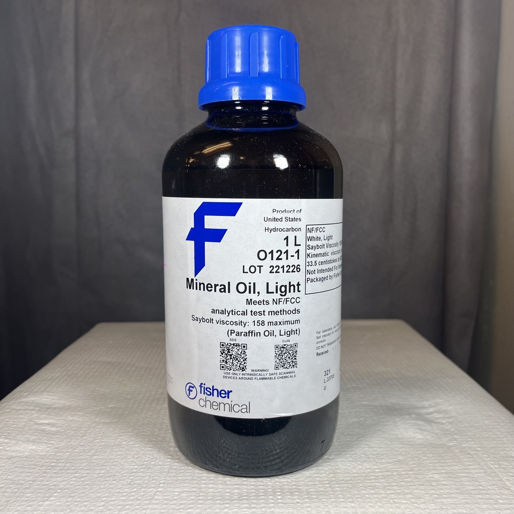 OIL, 1 LITER LIGHT MINERAL 