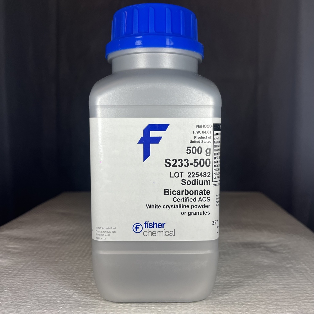 SODIUM BICARBONATE, 500 GM REA