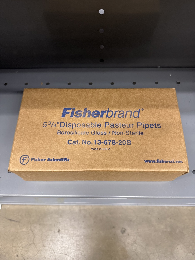 PIPET, PASTEUR 5 3/4 GLASS CAP